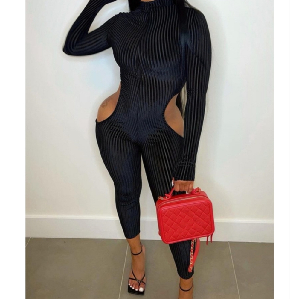 Sexy hip cut out one piece